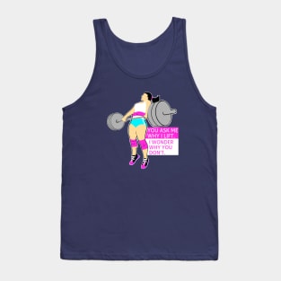 fitness girl, gym girl, fitness, weightlifting women Tank Top